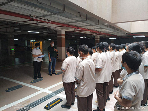 华发又一城早会